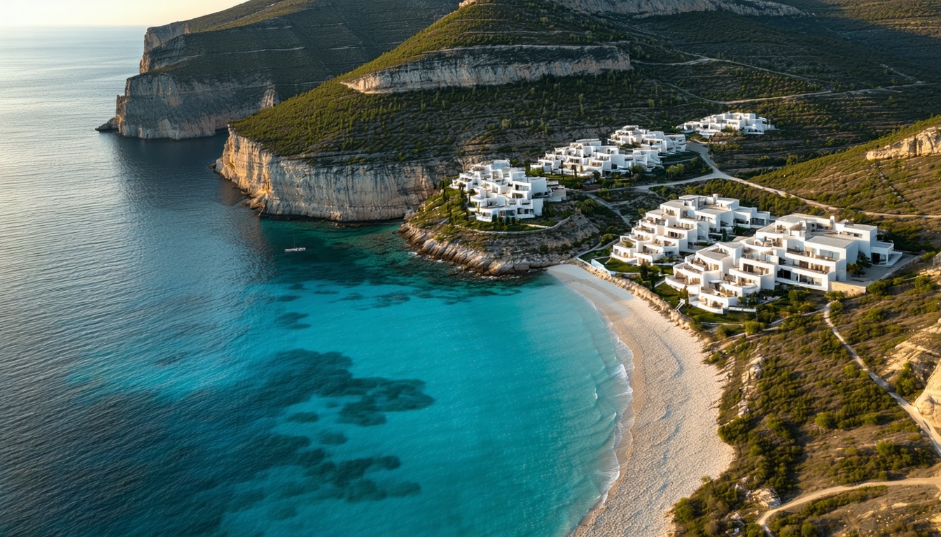 Kalkan Tepe Villalar hava fotoğrafı